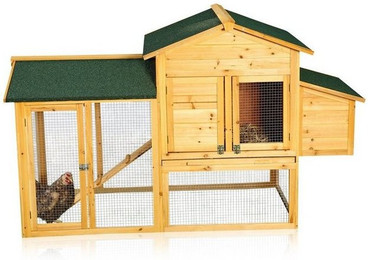 Produktbild von Melko Hühnerstall Kaninchenkäfig Hühnerhaus Freilaufgehege