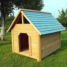 Produktbild von Melko Hundehütte aus Holz 75x115x95 cm