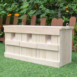 Produktbild von Melko Nistkasten Vogelhaus mit 3 Nistkammern