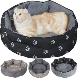 Produktbild von Melko Tierbett Hundebett Katzenbett Hundesofa Ø60cm Wendekissen Polyester