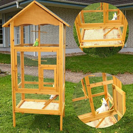 Produktbild von Melko Vogelvoliere aus imprägniertem Fichtenholz