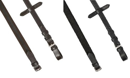 Produktbild von MELZER Gummizügel 9 Stopper schwarz - Warmblut