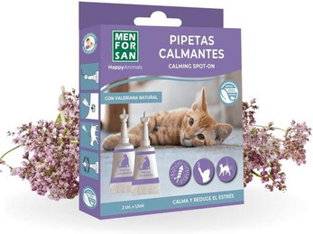 Produktbild von Menforsan - 54118MFG030760 - Beruhigende Pipetten für Katzen, Blister mit 2 Stück, Reduziert Stress, mit Baldrian