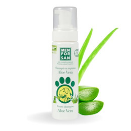 Produktbild von Menforsan Aloe Vera Shampoo für Hunde und Katzen - 200 ml