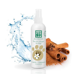 Produktbild von Menforsan Eau de Cologne Zimtduft für Hunde - 125 ml