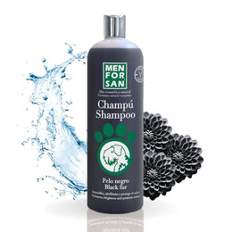 Produktbild von MENFORSAN Schwarzes Shampoo für Hunde - 1 l