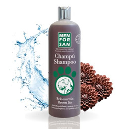 Produktbild von Menforsan Shampoo für braunes Hundefell Floral - 1 l