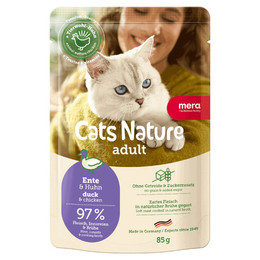 Produktbild von Mera Cat Nature Adult Ente 85 g - 12 Stück