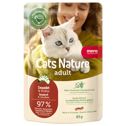 Produktbild von Mera Cat Nature Adult Insekt 85 g - 12 Stück