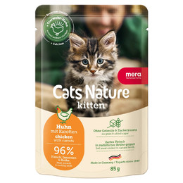 Produktbild von Mera Cat Nature Kitten Huhn 85 g - 12 Stück