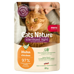 Produktbild von Mera Cat Nature Sterilized Adult Huhn 85 g - 12 Stück
