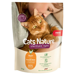 Produktbild von Mera Cat Nature Sterilized / Light Huhn 2 kg