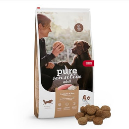 Produktbild von Mera Dog Pure Sensitive Truthahn & Reis Hundetrockenfutter - 12,5 kg