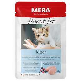Produktbild von Mera Finest Fit Kitten Nassfutter - 12 x 85 g