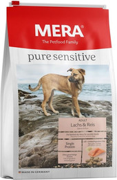 Produktbild von mera pure sensitive Lachs/Reis Hundetrockenfutter 2 x 12,5 Kilogramm