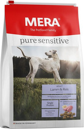 Produktbild von mera pure sensitive Lamm/Reis Hundetrockenfutter 2 x 12,5 Kilogramm