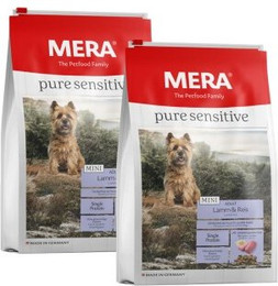 Produktbild von mera Pure Sensitive Mini Adult Lamm & Reis - 2 x 4 kg
