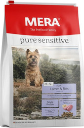 Produktbild von mera pure sensitive MINI Lamm/Reis Hundetrockenfutter 2 x 4 Kilogramm