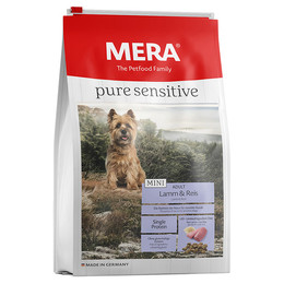 Produktbild von MERA Pure Sensitive Mini Lamm & Reis Trockenfutter für kleine Hunde - 4 kg