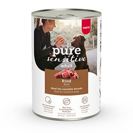 Produktbild von MERA Pure Sensitive Rind Nassfutter für Hunde - 6 x 400 g
