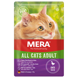 Produktbild von MeraCats Adult Ente Nassfutter für Katzen - 12 x 85 g