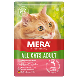 Produktbild von MeraCats Adult Lachs Nassfutter für Katzen - 12 x 85 g