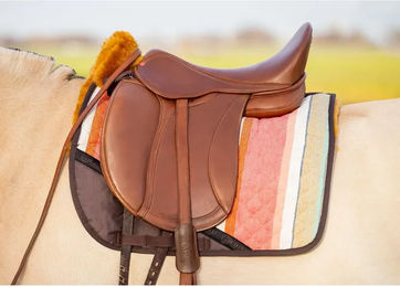 Produktbild von Merinowoll-Sattelpad für Pferde Edix Saddles DR