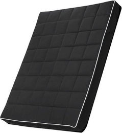 Produktbild von Mestizo Vigo Hundematratze Hundebett 80x60x5 cm Schwarz/Weiß - 80 cm