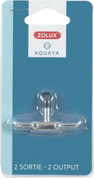 Produktbild von Metall-Lufthahn 2 Ausgänge für Aquarium Zolux