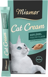 Produktbild von Miamor Cat Cream Geflügel 11x6x15g
