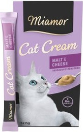Produktbild von Miamor Cat Snack Malt Cream mit Käse - 66 x 15 g