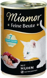 Produktbild von Miamor Feine Beute 400g Dose Katzennassfutter 12 x 400 Gramm Huhn