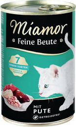 Produktbild von Miamor Feine Beute 400g Dose Katzennassfutter 12 x 400 Gramm Pute