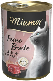 Produktbild von Miamor Feine Beute Dose 400g Katzennassfutter 12 x 400 Gramm Fleischcocktail