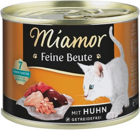 Produktbild von Miamor Feine Beute Huhn Nassfutter für Katzen - 12 x 185 g