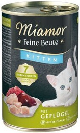 Produktbild von Miamor Feine Beute Kitten Geflügel - 12 x 400 g