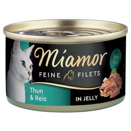 Produktbild von Miamor Feine Filets Dose Thunfisch & Reis - 24 x 100 g