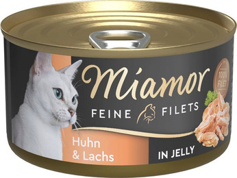 Produktbild von Miamor Feine Filets in Jelly Huhn & Lachs - 24 x 100 g