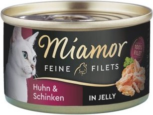 Produktbild von Miamor Feine Filets in Jelly Huhn und Schinken - 96 x 100 g
