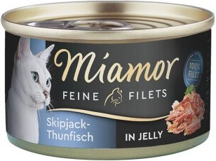 Produktbild von Miamor Feine Filets in Jelly Skipjack-Thunfisch - 48 x 100 g