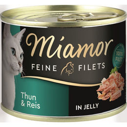 Miamor Feine Filets in Jelly Thunfisch & Reis - 12 x 185 g – Bild 1 von 2