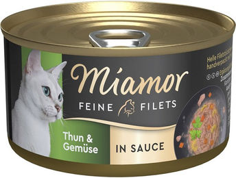 Produktbild von Miamor Feine Filets in Sauce Thun & Gemüse 48x85g