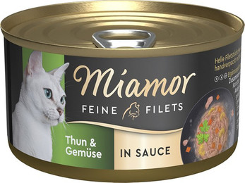 Produktbild von Miamor Feine Filets in Sauce Thunfisch & Gemüse - 24 x 85 g