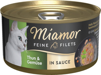 Produktbild von Miamor Feine Filets In Sauce Thunfisch&Gemüse 24x85g Dose