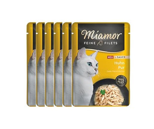 Produktbild von Miamor Feine Filets in Soße Huhn Pur - 6 x 100 g