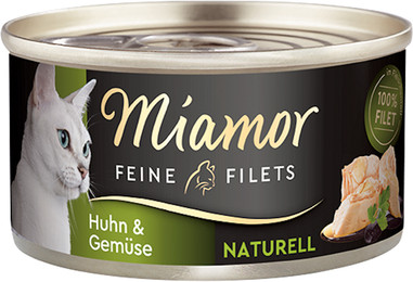 Produktbild von Miamor Feine Filets Naturell Huhn&Gemüse 48x80g Sparpaket