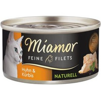 Produktbild von Miamor Feine Filets Naturelle Huhn und Kürbis - 24 x 80 g