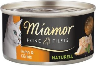 Produktbild von Miamor Feine Filets Naturelle Huhn und Kürbis - 48 x 80 g