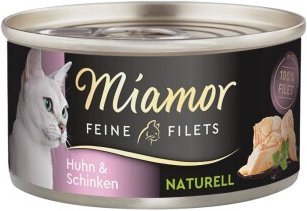 Produktbild von Miamor Feine Filets Naturelle Huhn und Schinken - 96 x 80 g