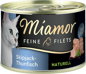 Produktbild von Miamor Feine Filets Naturelle Skipjack-Thunfisch - 12 x 156 g